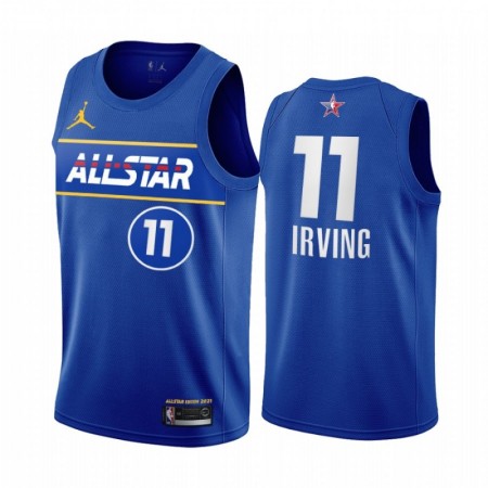 Maglia NBA Brooklyn Nets Kyrie Irving 11 2021 All-Star Jordan Brand Blu Swingman - Uomo